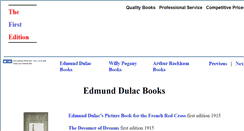 Desktop Screenshot of edmunddulac.the-first-edition.com