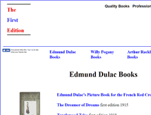 Tablet Screenshot of edmunddulac.the-first-edition.com