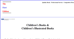 Desktop Screenshot of childrensillustratedbooks.the-first-edition.com