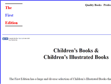 Tablet Screenshot of childrensillustratedbooks.the-first-edition.com